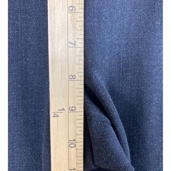 Ralph Lauren Pants Side Zip Womens Size 6 Petite Charcoal Wool Blend Fitted - Picture 9 of 10